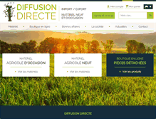 Tablet Screenshot of diffusion-directe.fr